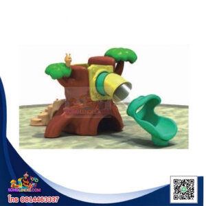 บ้านหนอนน้อยกระดานลื่นท่อใส