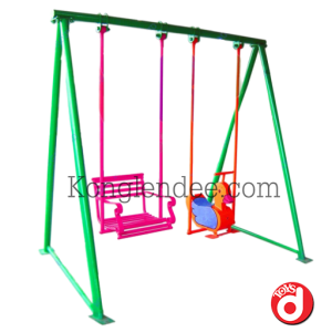 ชิงช้าเป็ดหลังพิง 2ที่นั่ง