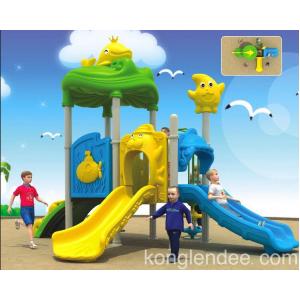 เครื่องเล่นสนาม ชุดแฮปปี้เวลล์ 2 สไลด์