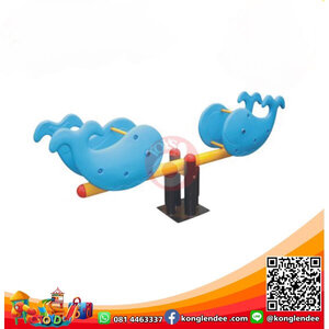 กระดานกระดกสปริงวาฬคู่