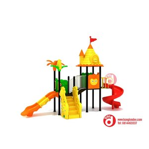 เครื่องเล่นสนาม ชุดปราสาทกับข้าวโพด