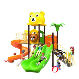 เครื่องเล่นสนามกลางแจ้ง ชุุดสไลด์เดอร์หมี