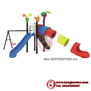 เครื่องเล่นสนาม ชุุดสไลเดอร์หรรษา