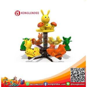 ม้าหมุนกระต่าย6ที่นั่ง