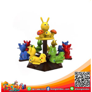 ม้าหมุนกระต่ายกับกระจง