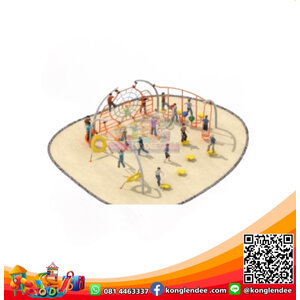 เครื่องเล่นสนาม ชุดปีนป่ายเชือก