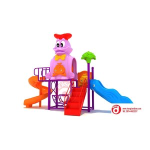 เครื่องเล่นสนามกลางแจ้ง เครื่องเล่นสนาม ชุดมิสเตอร์ดั๊ก