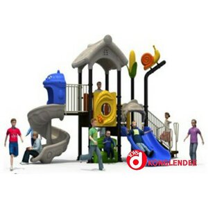 เครื่องเล่นสนาม ชุดสไลด์เดอร์หอคอยพจญภัย