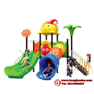 เครื่องเล่นสนาม ชุดพระอาทิตย์ท่อสไลเดอร์ท่อแสนสนุก
