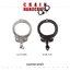 New. กุญแจมือ สายโซ่ Chain Handcuffs 🍁 กุญแจมือ ผลิตจากเหล็กคาร์บอน ชนิดพิเศษ 🍁 แข็งแรง ทนทาน ใช้ปฏิบัติงานได้จริง 🍁 ระบบ Double lock ป้องกันการสะเดาะกุญแจ 🍁 มาพร้อมลูกกุญแจ 2 ดอก 🍁 น้ำหนัก 330 g 2 สี : ดำ Black, เง