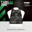 New. เสื้อเกราะปลดไว FCSK 3.1 VEST ( COMPLETE SET III ) - FCSK 3.1 VEST 500D - MK5 Tactical Mag Pouch - FERRO STYLE SHOULDER PADS - MINI DANGLER DROP POUCH 500D สีพรางดำ MCBK
