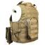 New.เสื้อเกราะยุทธวิธี FSBE Tactical Molle Combat Assault Plate Carrier Vest ทรงแข็งหนาแข็งแรงมีสายสลิงร้อยทั้งตัว สามารถนำฟองน้ำออกแล้วยัดแผ่นเหล็กใส่เข้าไปแทนได้ เผื่อจะนำไปใช้กันกระสุนจริงๆ มีกระเป๋าใส่แม๊กกาซีนปืนยาว 3 อัน แม๊กกาซีนปืนสั้น 1 อัน และกร