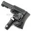 New.CAA SRS Multi Position Sniper Stock For M16/SR25/A2 GBB Rifle (A Type,Black)