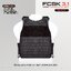 New. เสื้อเกราะปลดไว FCSK 3.1 VEST (COMPLETE SET) - FCSK 3.1 VEST 500D - MK3 TACTICAL MAG POUCH - FERRO STYLE SHOULDER PADS - MINI DANGLER DROP POUCH 500D สีดำ BK