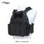 เสื้อเกราะ Universal Vest ♣ ผลิตจากผ้า Nylon 1000D เกรดคุณภาพ ♣ ติดตั้งชุดปลดไว 3 จุด ใช้งานสะดวก ♣ สายโอบข้างยางยืด มีช่องใส่แม็ก 5.56, วิทยุสื่อสาร หรืออุปกรณ์อื่นๆ ได้ รวม 6 ช่อง ♣ มาพร้อมกับซองแม็กกาซีน 3 ช่อง ♣ สามา