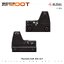 New.Trijicon RMR Red Dot ผลิตจากวัสดุ Aluminum ทำผิว hard anodized Red dot สีแดง คมชัด รูปร่างขนาดเล็ก Low Profile มาพร้อมขาจับ mount แบบ 20 มม. และ Glock mount ( บีบีกัน ) ปรับระดับความสว่างง่าย +/- ด้านข้าง Battery : 1*CR2032 (แถมมา) แถมฟรี ผ้าเช็ดเลนส์