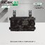 New. เสื้อเกราะปลดไว FCSK 3.1 VEST ( COMPLETE SET III ) - FCSK 3.1 VEST 500D - MK5 Tactical Mag Pouch - FERRO STYLE SHOULDER PADS - MINI DANGLER DROP POUCH 500D สีพรางดำ MCBK