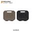New. กล่องใส่ปืนสั้น GLOCK -ผลิตจากพลาสติกไฟเบอร์ชนิดแข็งพิเศษ -ด้านบุด้วยโฟม กันกระแทกได้ดี -ขนาด ยาว 10.5" * กว้าง 9" * สูง 2.5" 2 สี #ดำ #ทราย