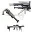 New.CAA SRS Multi Position Sniper Stock For M16/SR25/A2 GBB Rifle (A Type,Black)