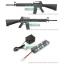 M16A4 RIS บอดี้ ABS - Jing Gong F6620
