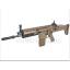 New.Cybergun FN SCAR-H MK17 GBB Rifle (Tan) Product Brand: Cybergun Product Code: CY-200550 Hop-Up: ADJUSTABLE Weight: 4,344 g Length: 625 mm Capacity: 24 rds Power: 430 fps Power Source: Green Gas / Top Gas Blowback: YES Shooting Mode: Semi Auto / Full A