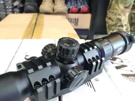 New.สโครปยิงเร็ว AIM SPORTS 1.5-4x30 DUAL ILL.CQB New.DOT Trijicon RM06 ราคาพิเศษ