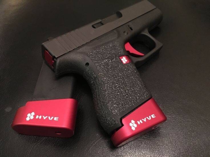 New.ปิดท้ายสไลด์แต่ง / ส้นแม็ก เพิ่ม 2นัด ใช้กับปืน GLOCK43 / ซองปืนพกใน Cytac GLOCK43 ราคาพิเศษ