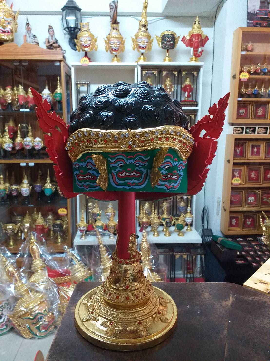 หัวโขนยักษ์ กุมภกรรณ ขนาดสวมหัว