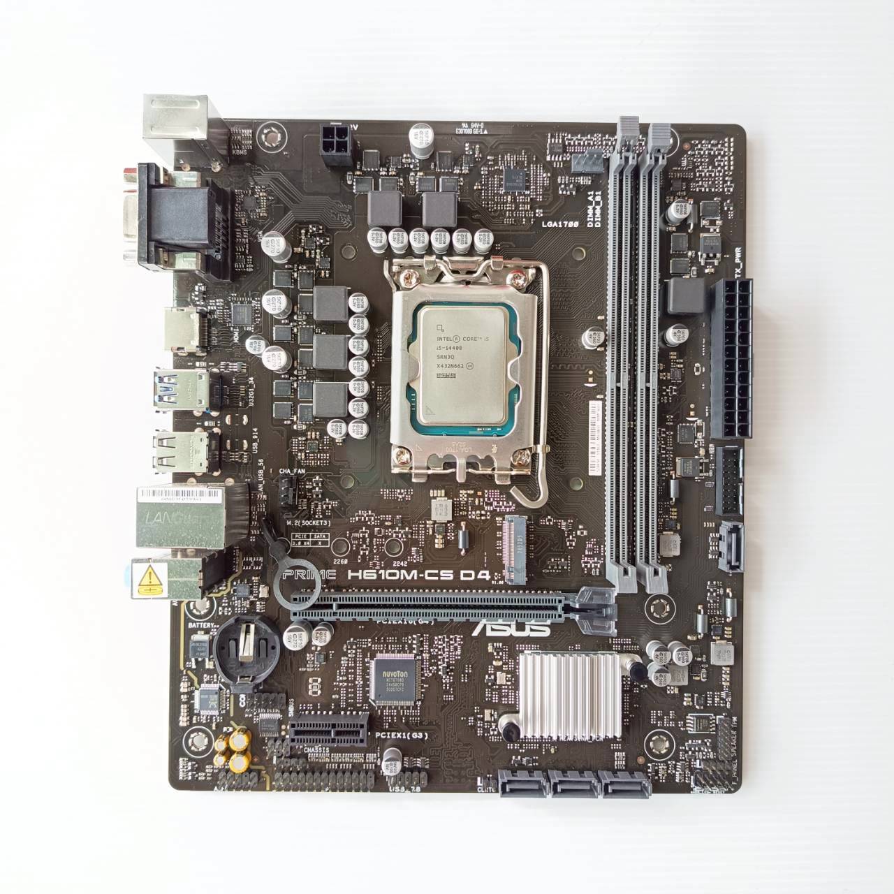CPU + M/B Core i5-14400 2.50GHz + Asus Prime H610M-CS (1700) ประกัน It City 15/7/2028