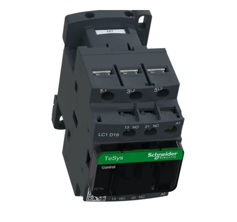 LC1D18M7 แมกเนติก คอนแทคเตอร์ SCHNEIDER MagneticContactor LC1D-18M7 coil 220VAC ทนกระแสได้ 18A