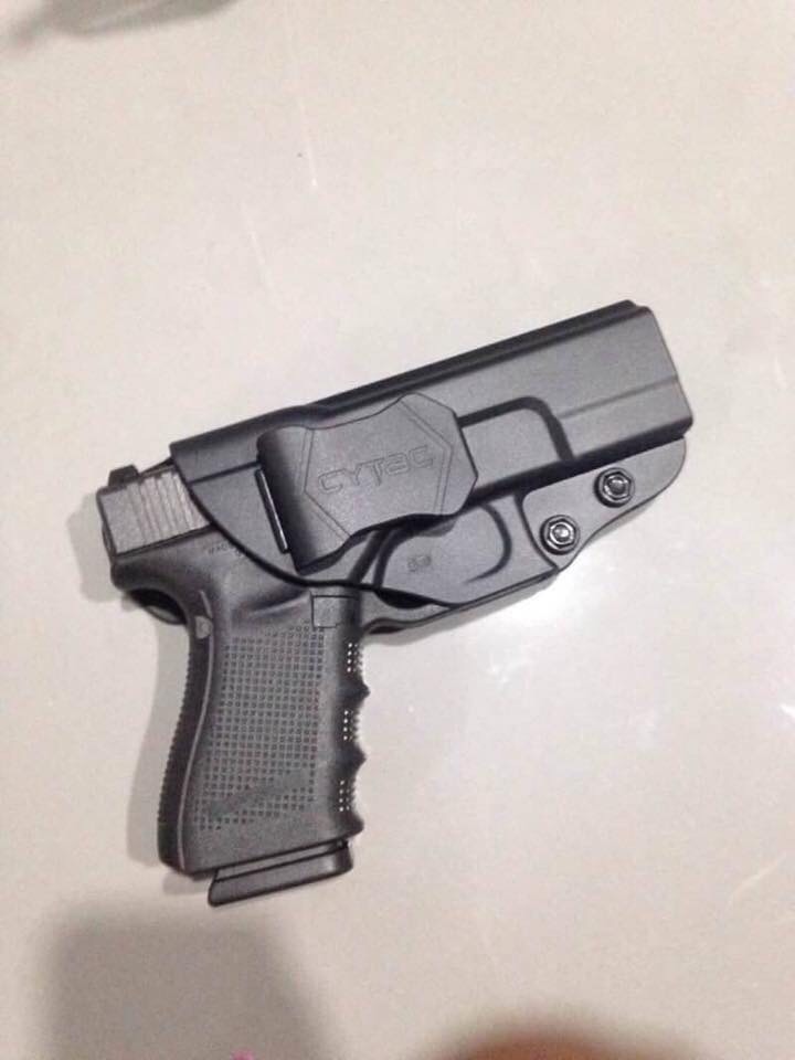 New.‼️ซองปืนพกใน CYTAC Glock IWB Holster Fits GLOCK,26(Gen 1, 2, 3, 4) ล๊อคอัตโนมัติ ผลิตจากโพลิเมอร์เนื้อดี Product Line INSIDE THE WAISTBAND HOLSTER เป็นซองปืนพกในเป็นที่นิยมในอเมริกา ราคาพิเศษ