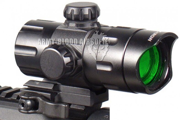 New.UTG 4.2" ITA Red/Green CQB Dot with QD Mount, Riser Adaptornex ราคาพิเศษ