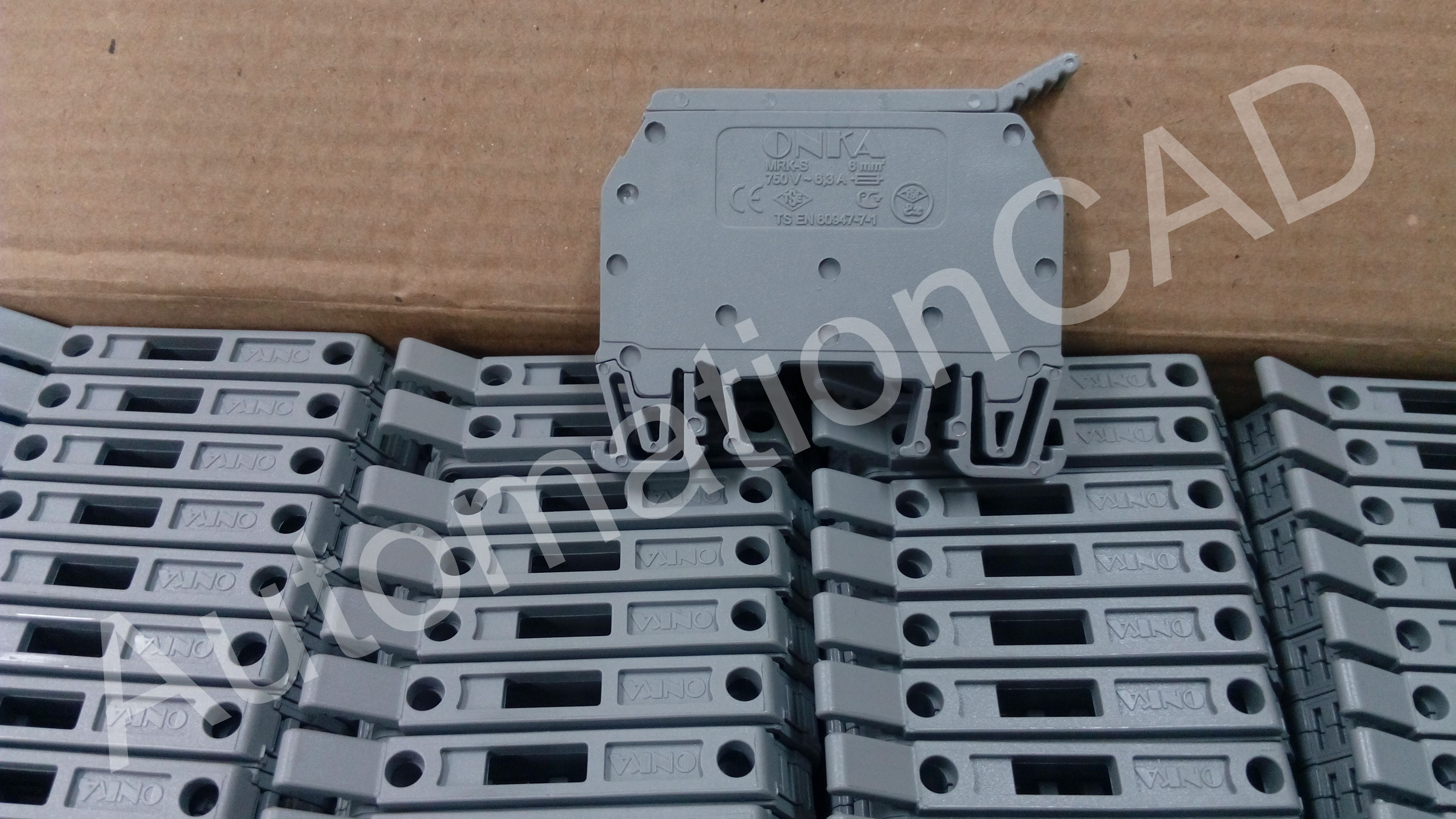 เทอร์มินอลฟิวส์ แบบธรรมดาไมมี LED 6 mm² ONKA-1322 Terminal FUSE ONKA max 6.3A