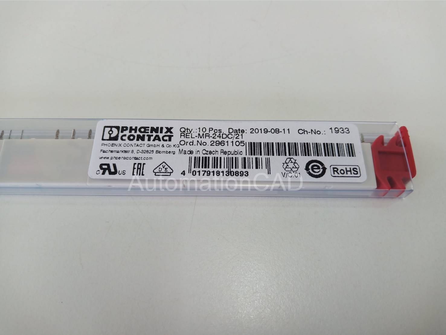 รีเลย์ ฟีนิกซ์คอนแทค Relay PHOENIX CONTACT รีเลย์ 2961105 REL-MR- 24DC/21