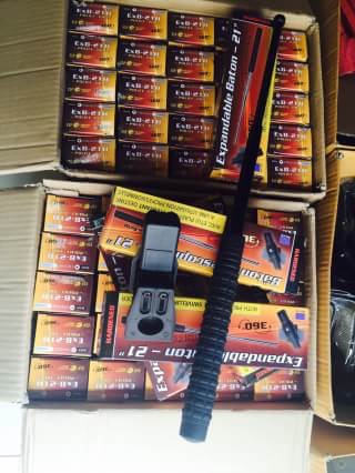 New.ดิ้ว ESP Expandable Baton Made in E.U. ขนาด 21" มาพร้อมซองโพลีเมอร์ แข็งแกร่ง ทนทาน พกพาสะดวก พกไว้ติดตัวก็ง่าย ราคาพิเศษ