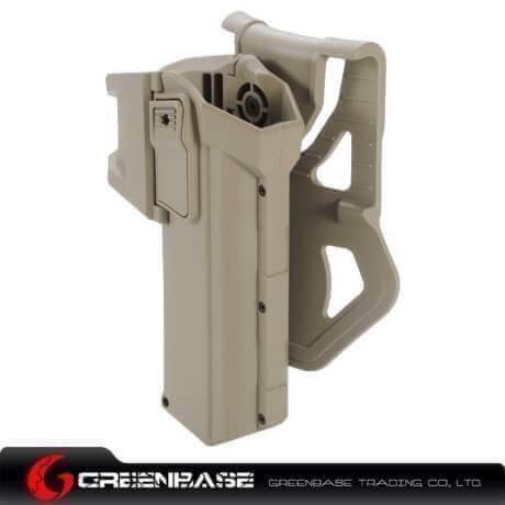 New.สินค้ามาใหม่ ซองปืนสั้น GLOCK ARMY FORCE Tactical Movable Holster for Marui/WE Glock Pistol for G17/G18/G19 Pistol สีดำ / สีทราย ราคาพิเศษ