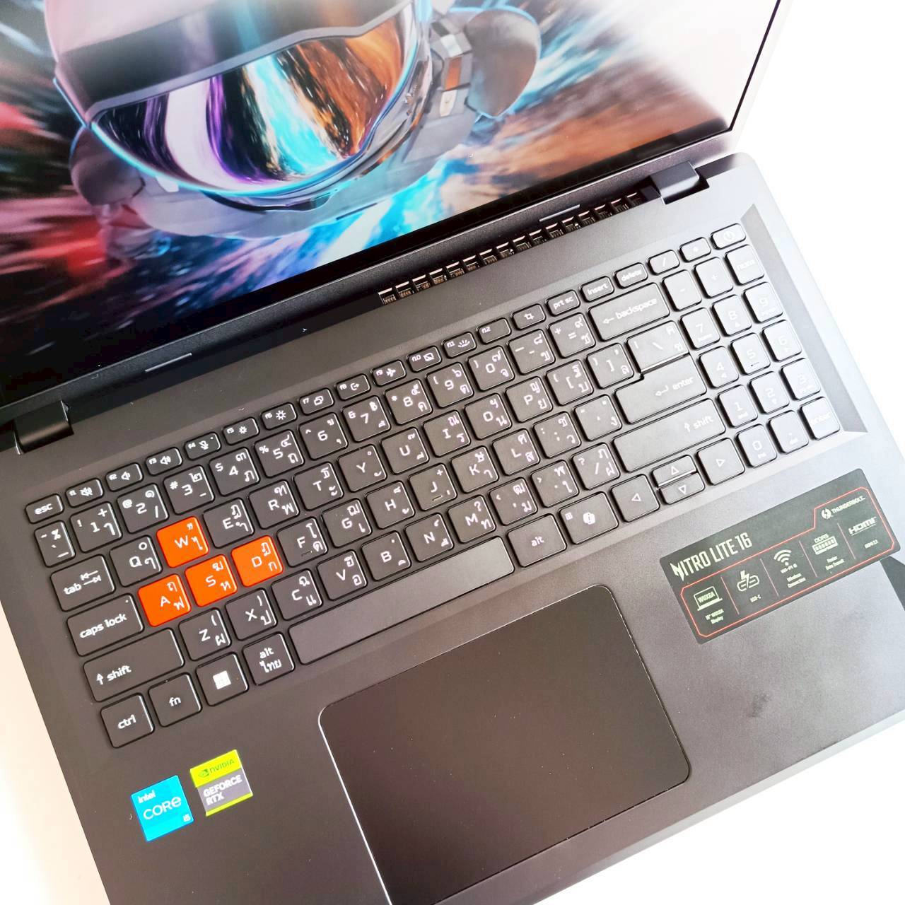 ACER NITRO LITE 16 NL16-71G-57U5 สภาพเครื่อง 95% ( ประกันศูนย์ Onsite 20/02/2028 )