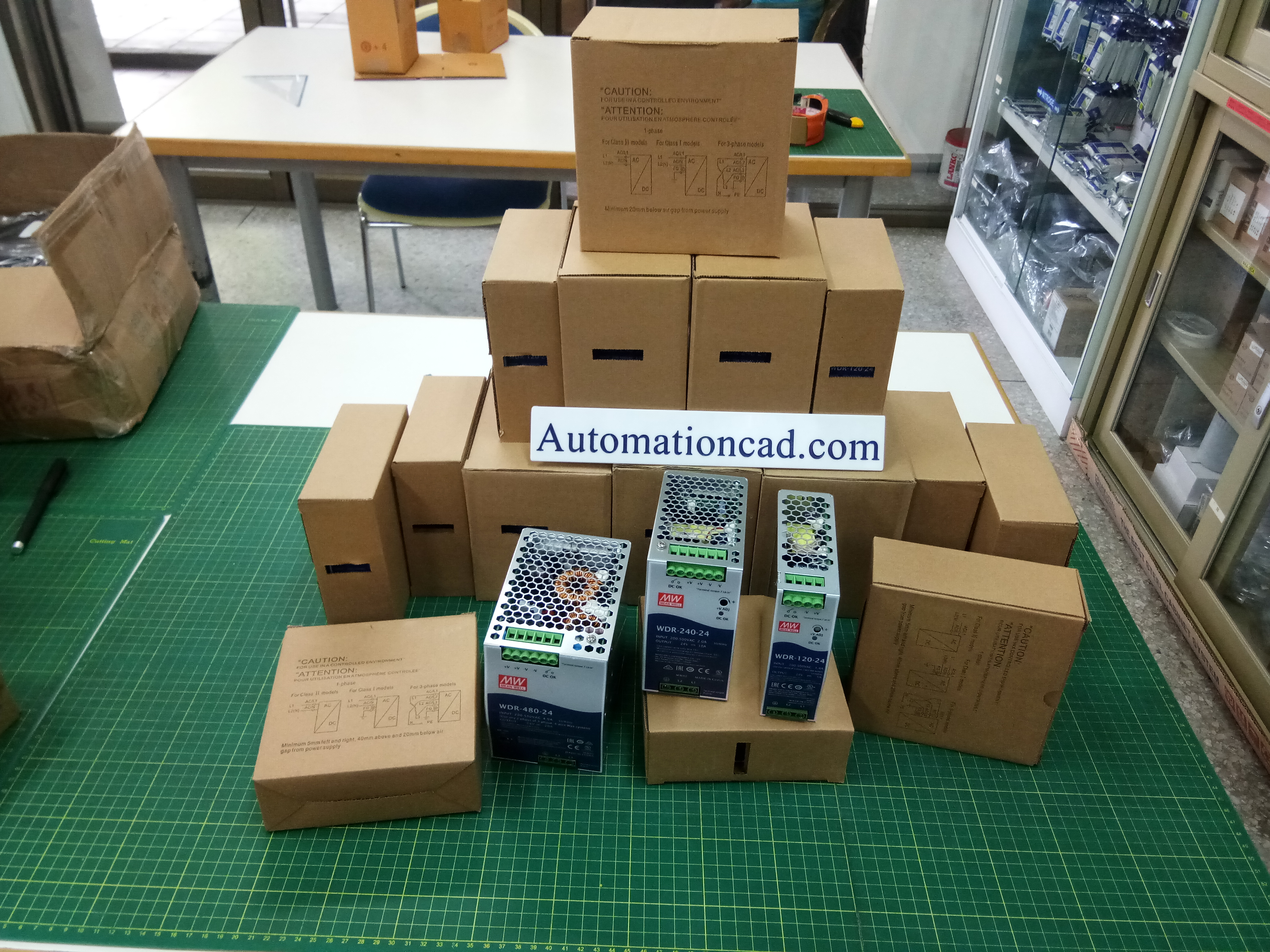 POWER SUPPLY WDR-240-24 240W MEANWELL พาวเวอร์ซัพพลาย 10A 24VDC