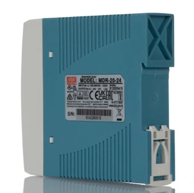 พาวเวอร์ซัพพลาย MDR-20-24 Meanwell 24VDC 20W Switching Power Supply