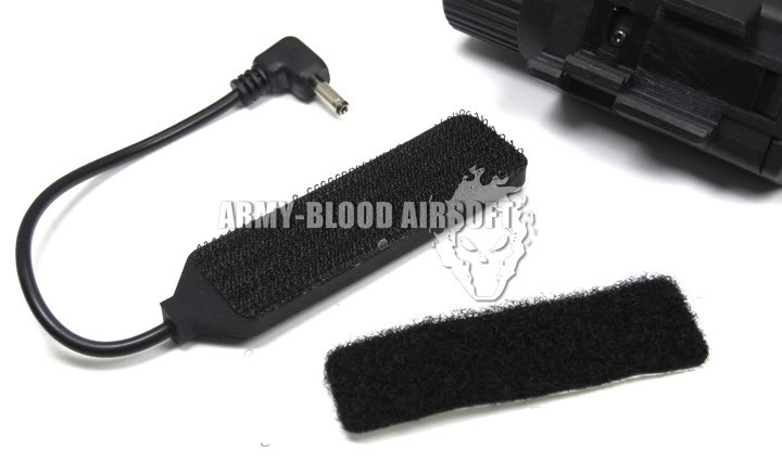 QD M6 Flashlight with Laser (LED)-BK