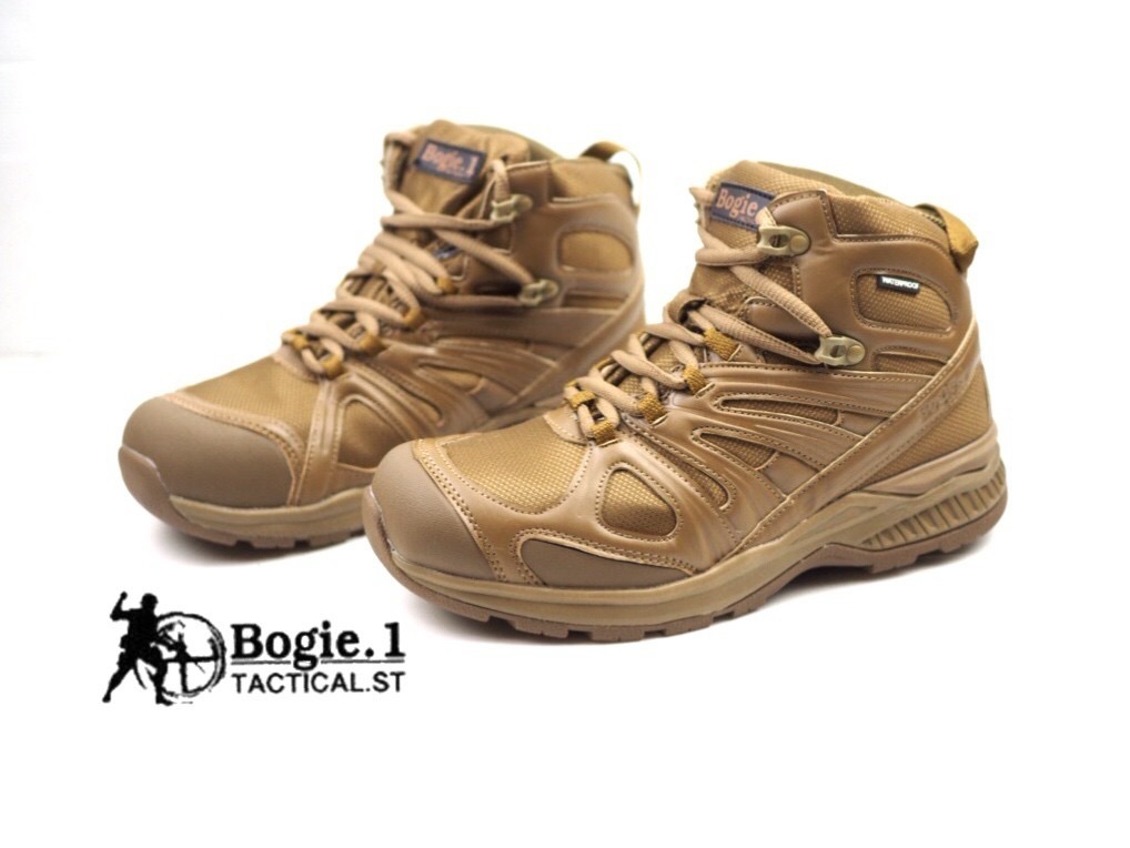 NEW รองเท้า SHOES ATTACK @G-TEX ( WATER PROOF) ภายใต้การผลิตของแบรนด์Bogie1 Tactical ในแวดวงสินค้าประเภท Tactical และ Outdoor นั้น คุณสมบัติการกันน้ำและการระบายอากาศของผลิตภัณฑ์เป็นสิ่งที่สำคัญ เพราะกิจกรรมที่ผู้สวมใส่ใช้งานจะต้องเผชิญนั้นมีหลากหลาย เป็นร