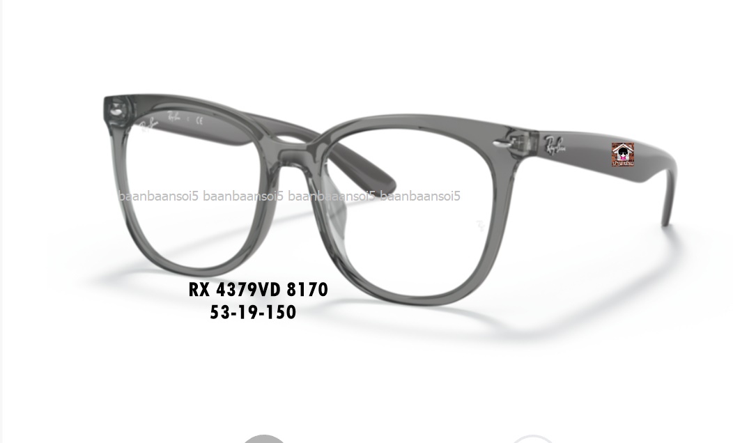 Rayban RX 4379VD โปรโมชั่น กรอบแว่นตาพร้อมเลนส์ HOYA ราคา 3,500 บาท