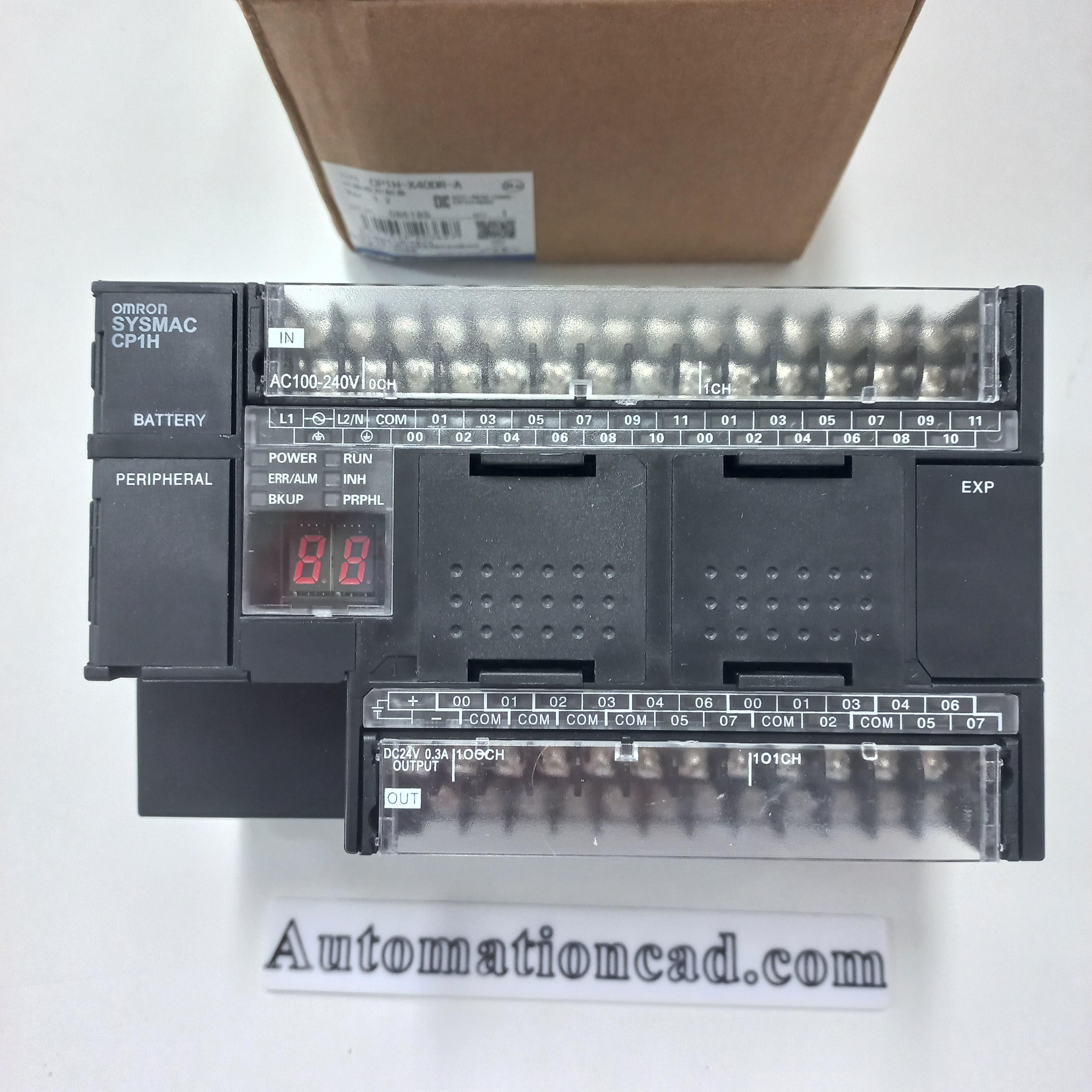 PLC OMRON รุ่น CP1H-X40DR-A 24VDC (แบบไม่มี Analog) : Inspired by