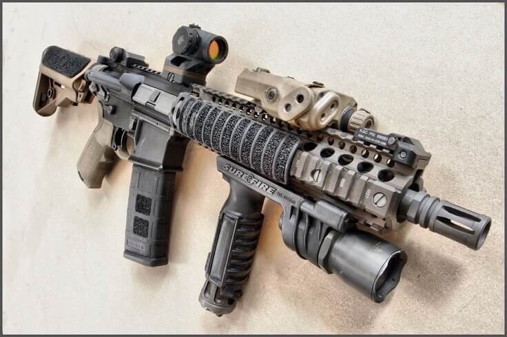 New.DD MK18 RIS II 7.5inch Rail Handguard สีดำ ราคาพิเศษ