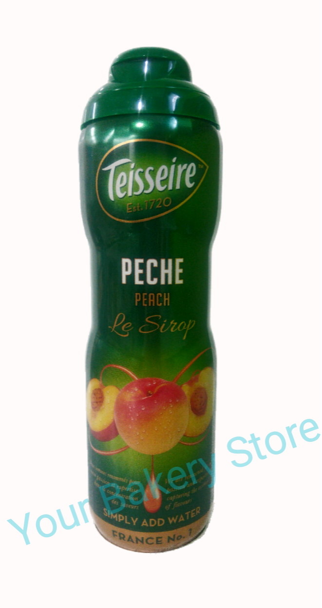Peach น้ำหวานเทสแซร์ (Teisseire syrup)