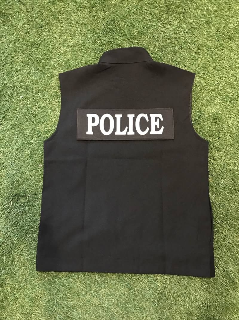 New.เสื้อกั๊กตำรวจ มีตีนตุ๊กแก ติดเครื่องหมายมาพร้อม ไซส์ S M L XL XXL XXXL ราคา 650 บาท