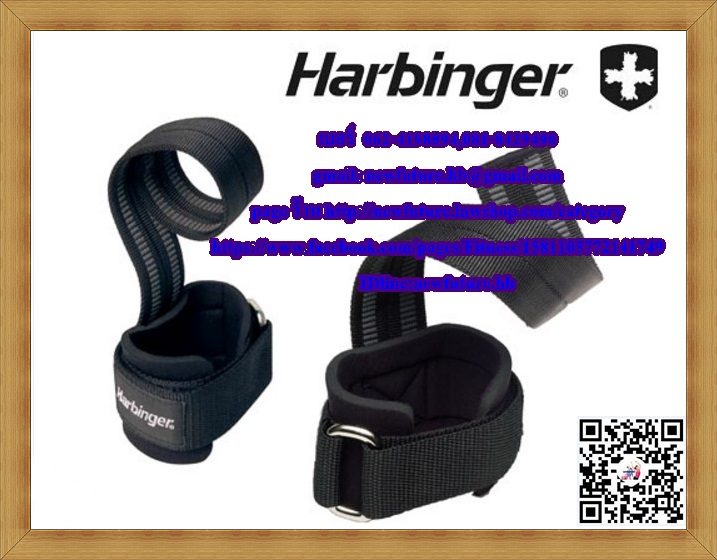 G-098Harbinger Big Grip Pro Lifting Strap – One Size Fits All. Male & Female strapsสแตรปส์ Straps Basic Lifting Straps ยกน้ำหนัก เพาะกาย ยกเวท fitness ฟิตเนส เล่นกล้าม กีฬา