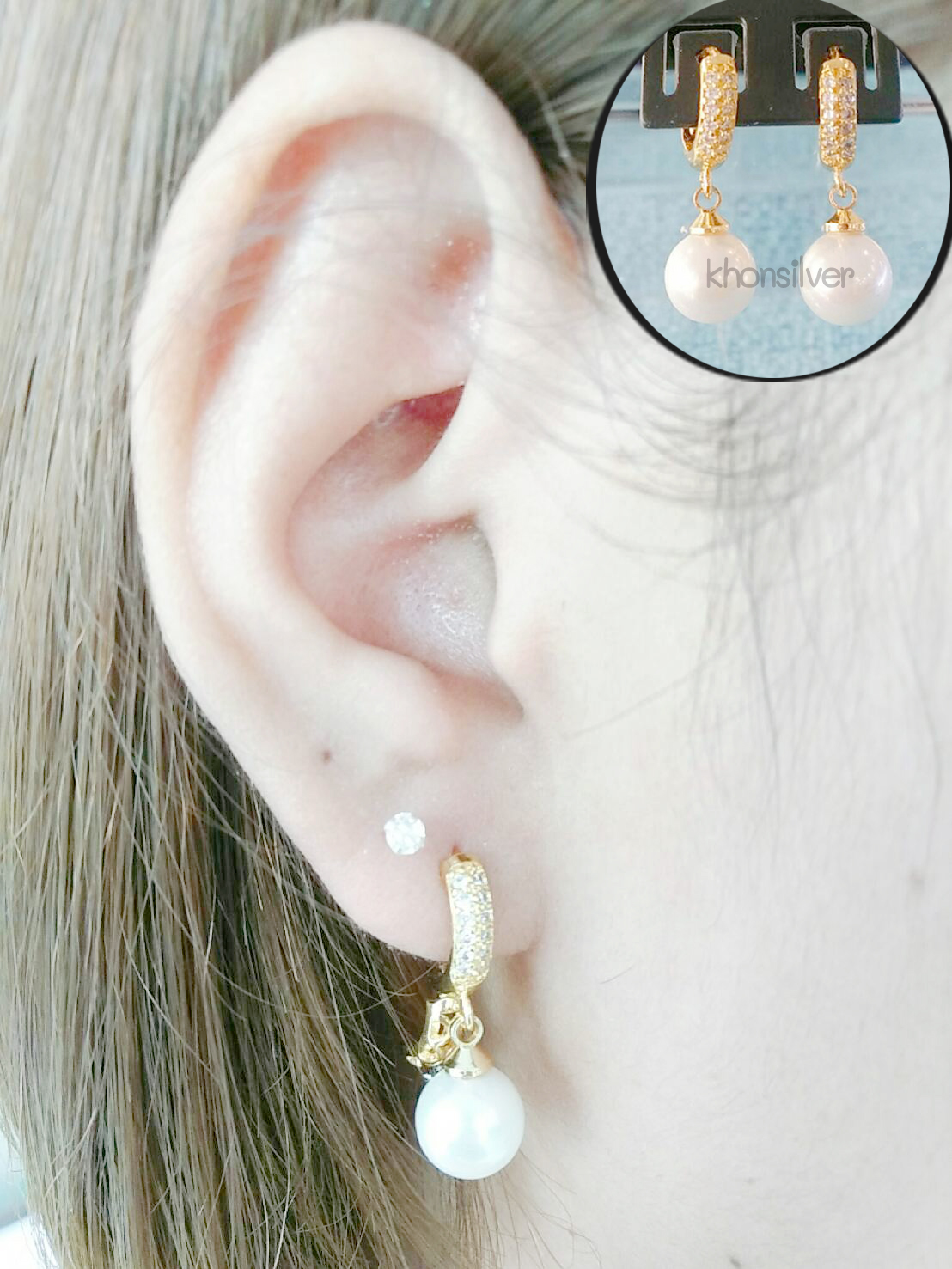 ต่างหูทองหุ้ม