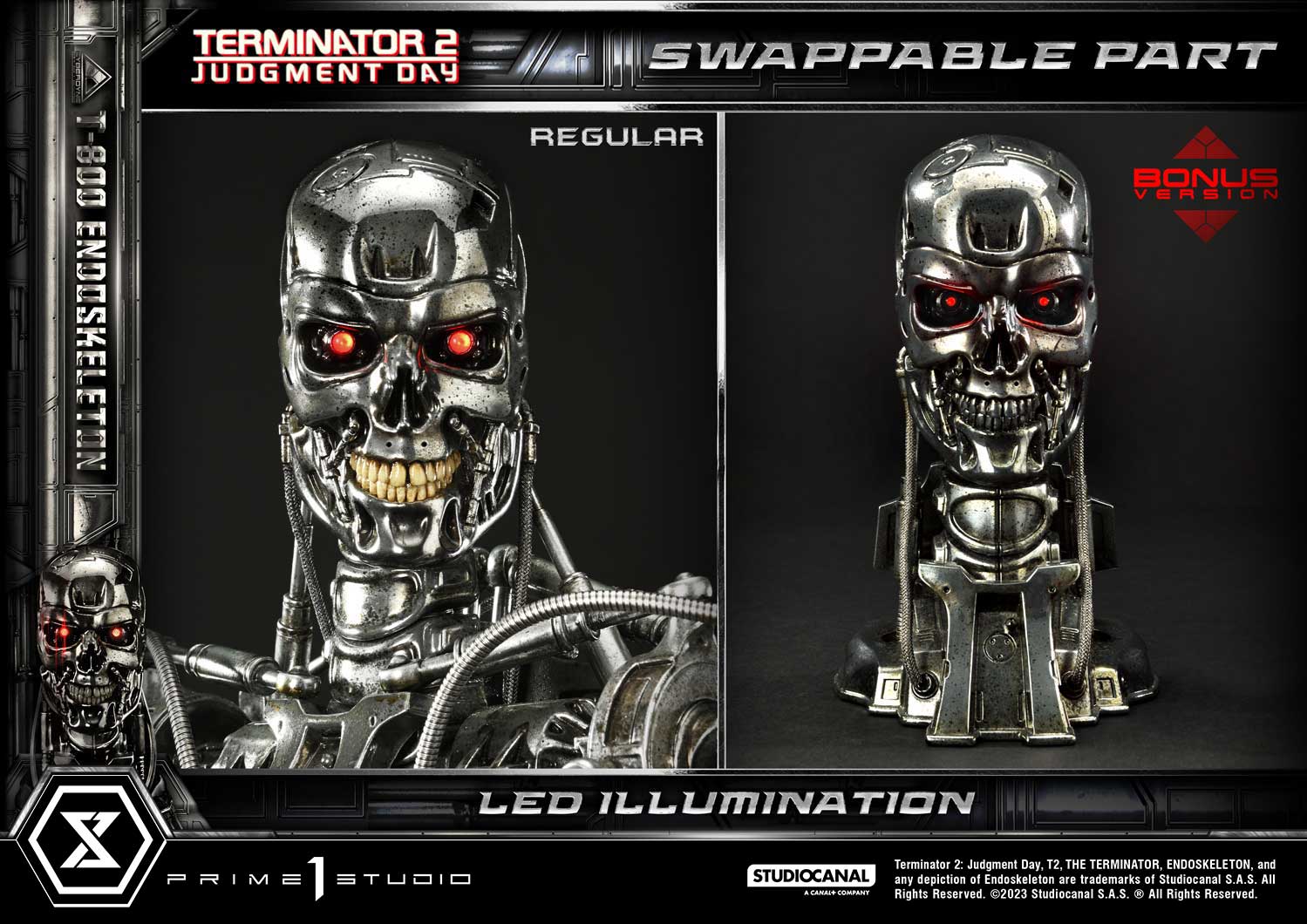 เปิดจอง : T-800 Endoskeleton: Terminator 2: Judgment Day 1/3 Scale (Deluxe Bonus)