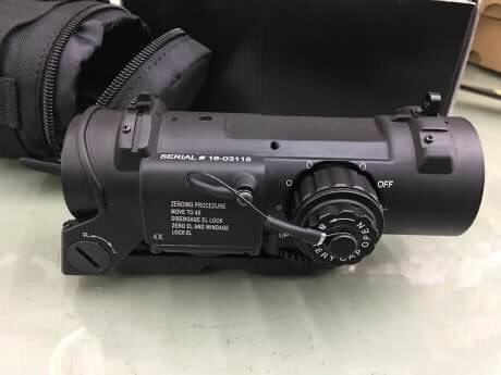 New.Elcan SOCOM Specter DR Style 4X Magnifier Illuminated Scope (BK) ราคาพิเศษ
